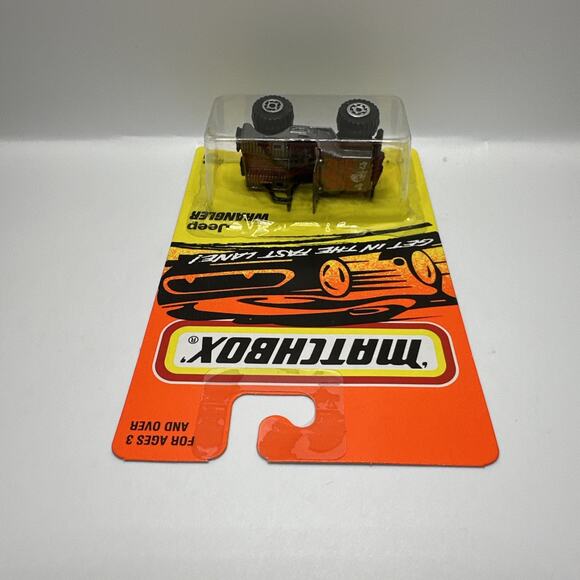 1996 MATCHBOX SUPERFAST #5 JEEP WRANGLER 4X4 BAD TO THE BONE NEW + FAST SHIPPING - Picture 6 of 7
